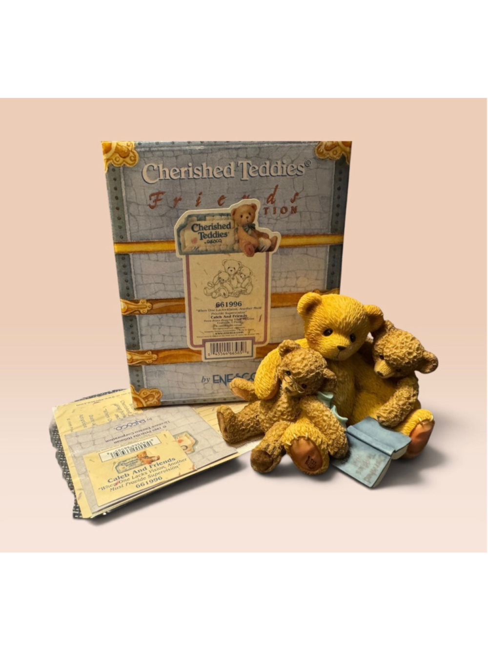 Enesco Cherished Teddies Caleb and Friends 661996
